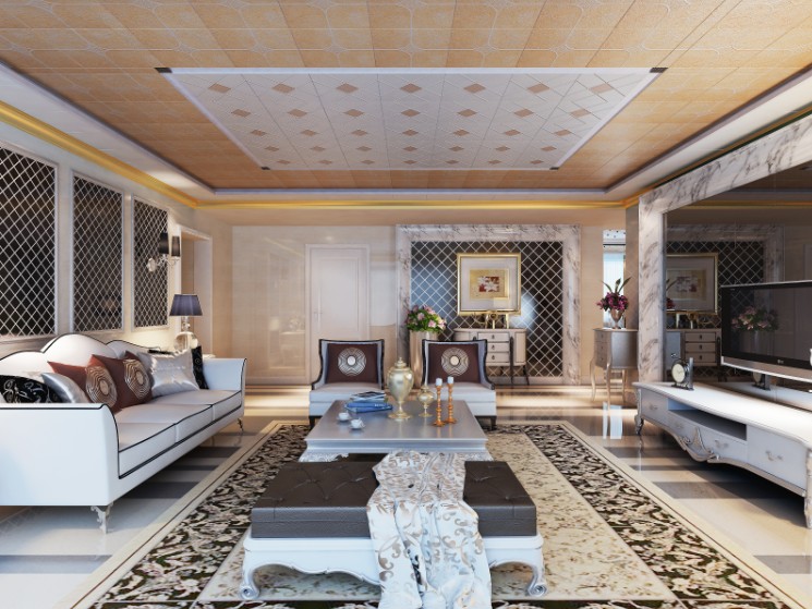 客廳吊頂效果圖